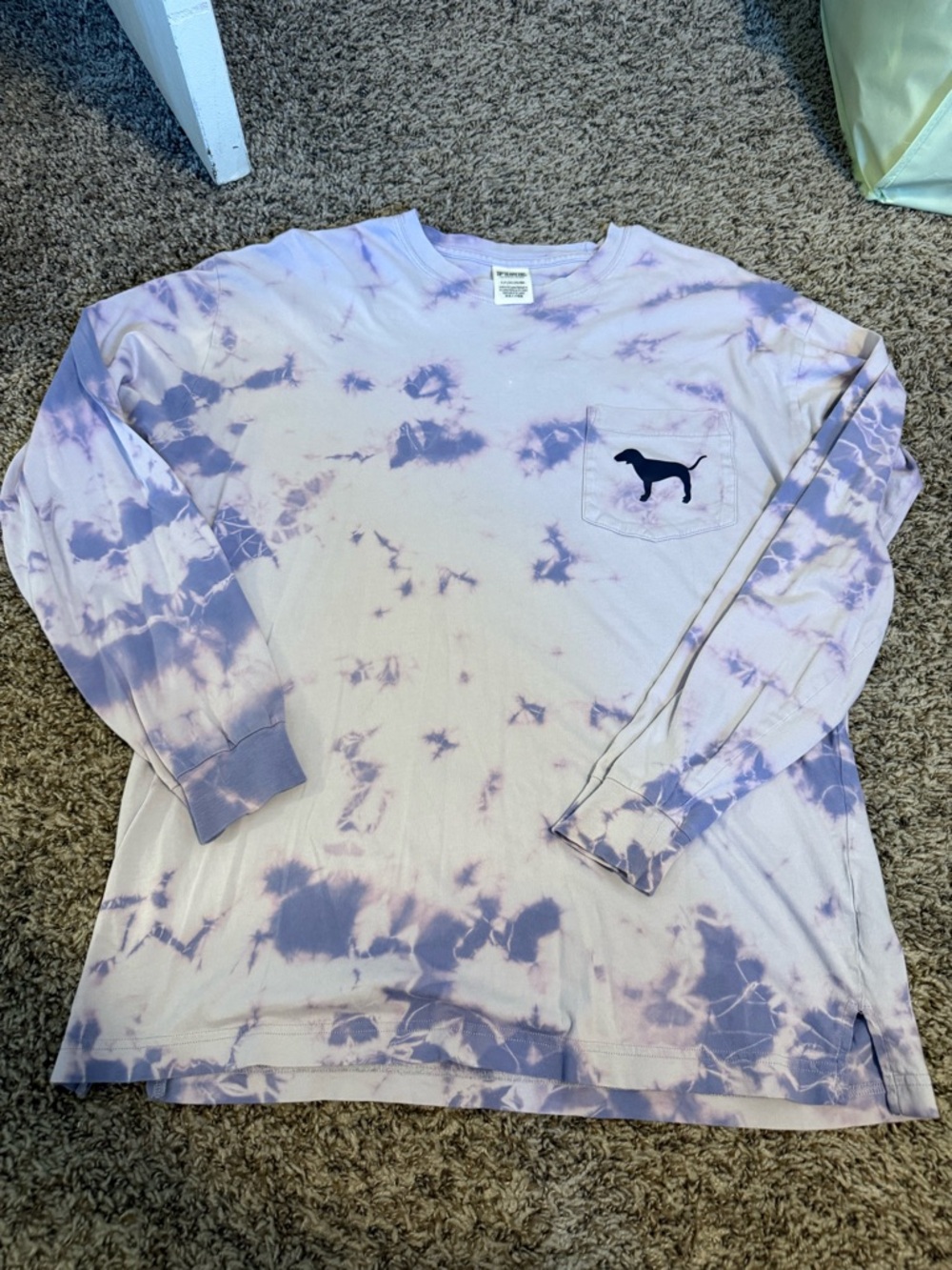 PINK Oversized Long Sleeve Tee
